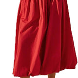 Cherry Red Balloon Skirt