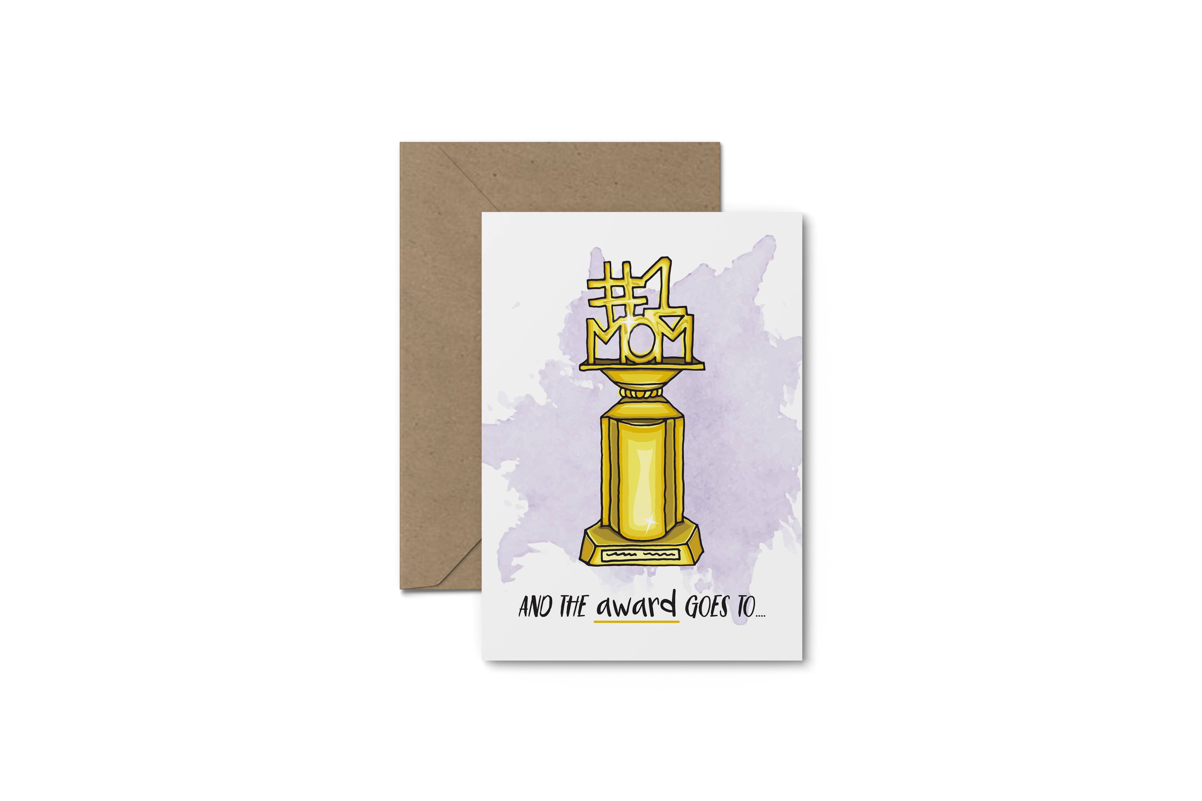 #1 Mom Award! Mother's Day Card