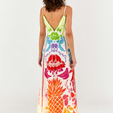Tropical Graphic Placed Maxi
