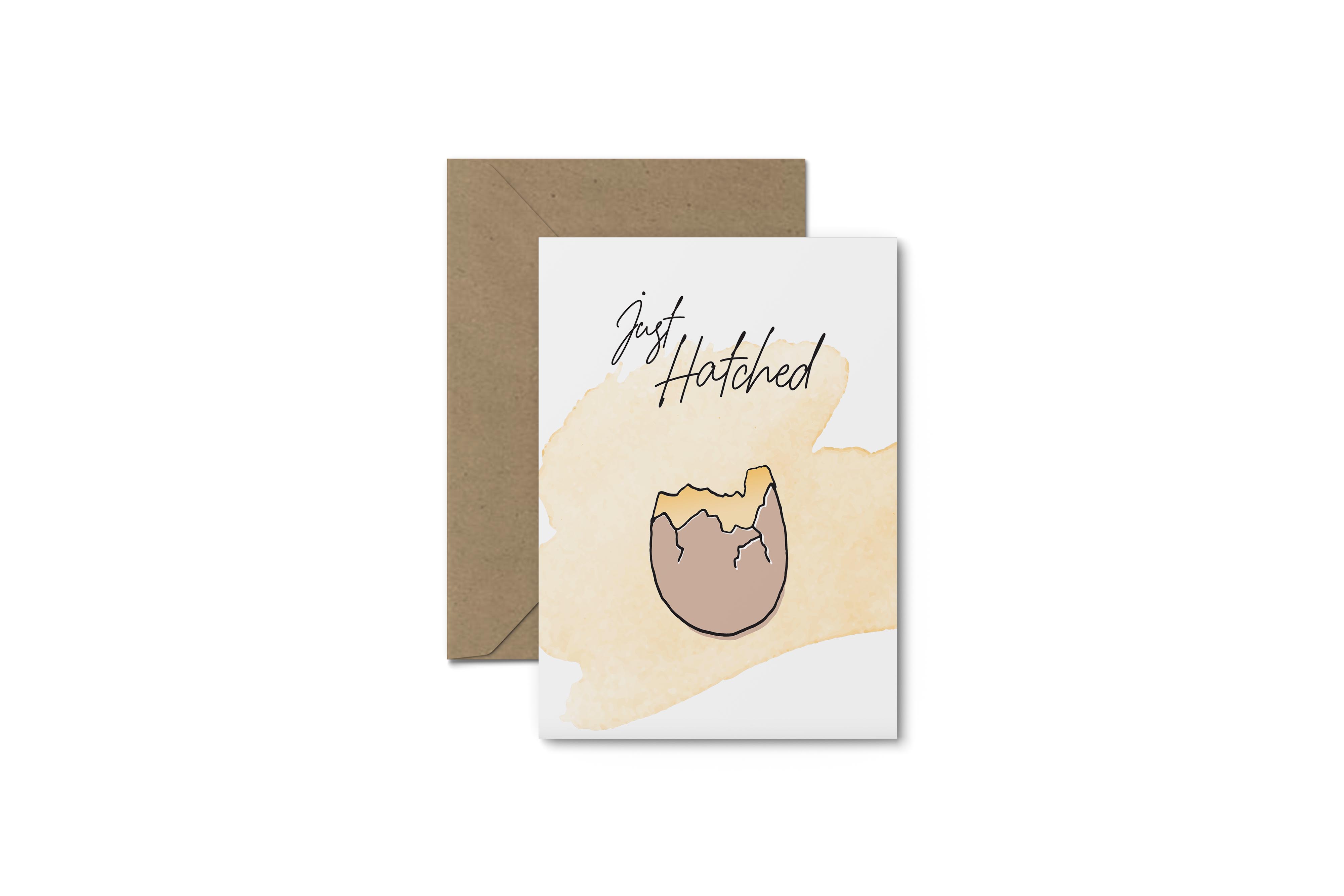 Just Hatched! Baby Shower Card - South of London